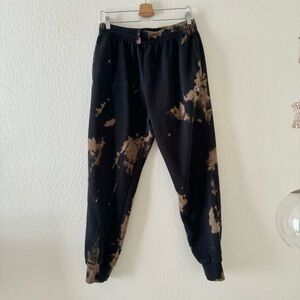 Champion Unisex Upcycled Bleach Dyed Jogger Style Sweatpants